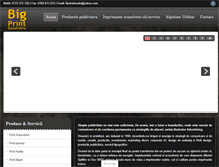 Tablet Screenshot of bigprintsolutions.ro